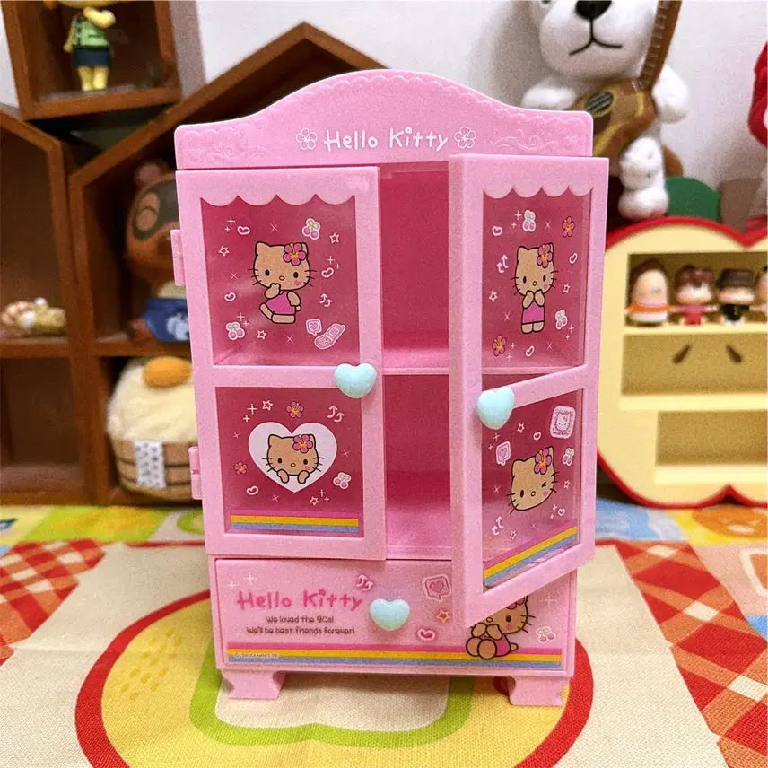 [BUNJANG] Sanrio Hello Kitty Tanning Kitty 2-Tier Drawer Storage Cabinet / [덤맛집] 산리오 헬로키티 옷장 서랍 수납함 태닝 키티