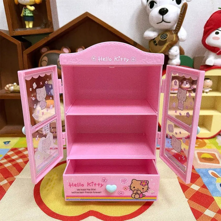 [BUNJANG] Sanrio Hello Kitty Tanning Kitty 2-Tier Drawer Storage Cabinet / [덤맛집] 산리오 헬로키티 옷장 서랍 수납함 태닝 키티