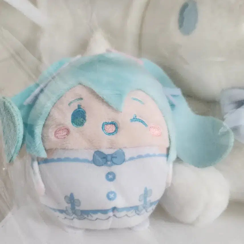 [BUNJANG] Hatsune Miku x Cinnamoroll Fuwacoring Mascot / 하츠네미쿠 시나모롤 콜라보 후와코로링