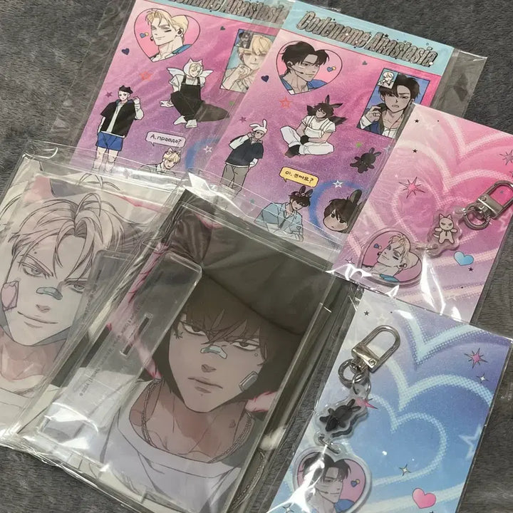 [BUNJANG] Code Name Anastasia B-Day Edition Acrylic Standee Sticker Keychain Bundle Set / 코드네임아나스타샤 코드아나 B-Day 에디션 아크릴 스탠드 스티커 키링 일괄