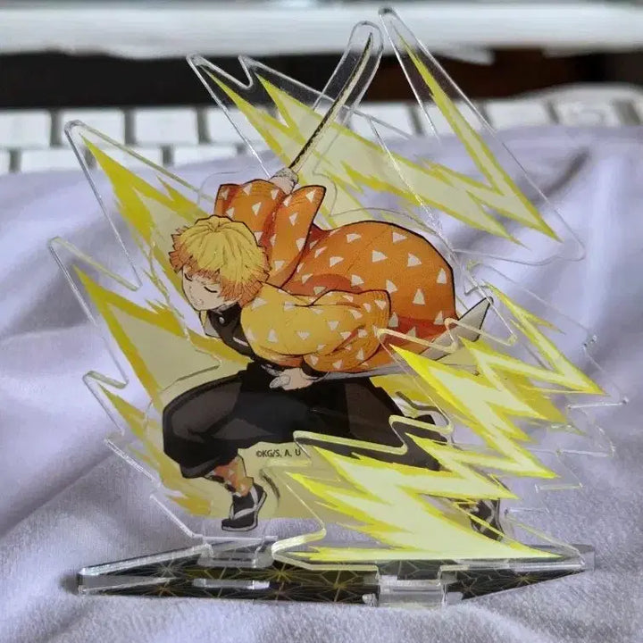 [BUNJANG] Demon Slayer Zenitsu Pop-up Acrylic Stand C98 Comiket Limited / 귀멸의 칼날 C98 코미케 한정 젠이츠 팝업 아크릴 스탠드