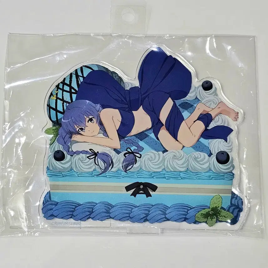 [BUNJANG] Anisugar Mushoku Tensei Roxy Migurdia Collaboration Acrylic Stand (Sealed) / 미개봉 무직전생 록시 아니슈가 콜라보 케이크 아크릴스탠드 anisugar