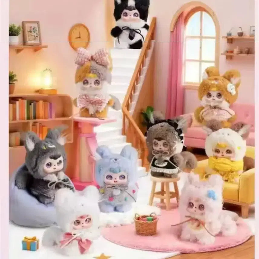 [BUNJANG] Dubao Cat Cafe Stuffed Animal / 두바오 고양이 카페 인형