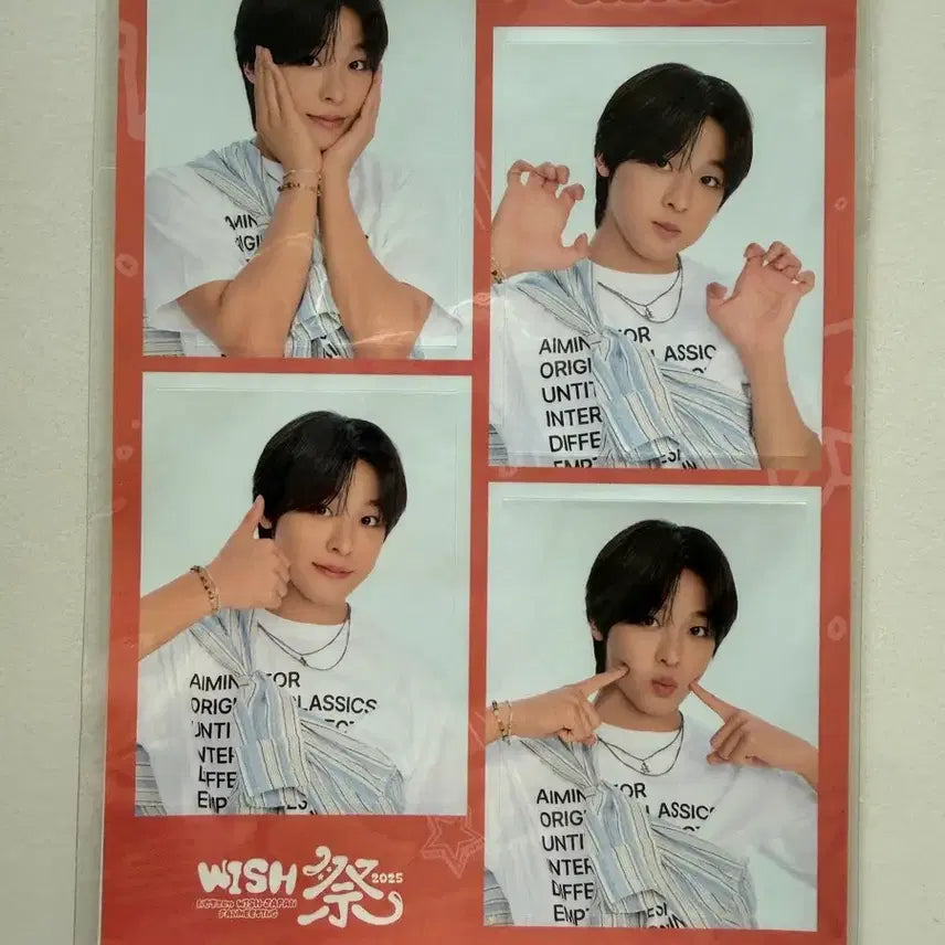 [BUNJANG] NCT WISH Natsumatsuri 4-Cut Photo Sticker / 엔시티위시 위시 일본 팬미 나츠마츠리 네컷 포토 스티커