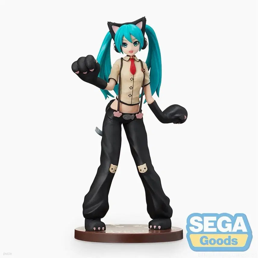 [BUNJANG] Hatsune Miku Neko Mimi Project Diva Figure / 하츠네 미쿠 냥코 네코미미 프로젝트 디바 피규어 개봉전시