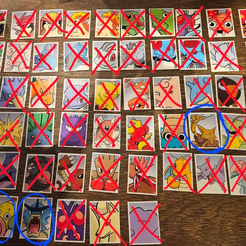 [BUNJANG] Pokemon Proof Photo Stickers Series 3 - Various Pokemon / 포켓몬 증명사진 스티커 3탄 갸라도스 푸크린 두트리오 윤겔라 우츠동