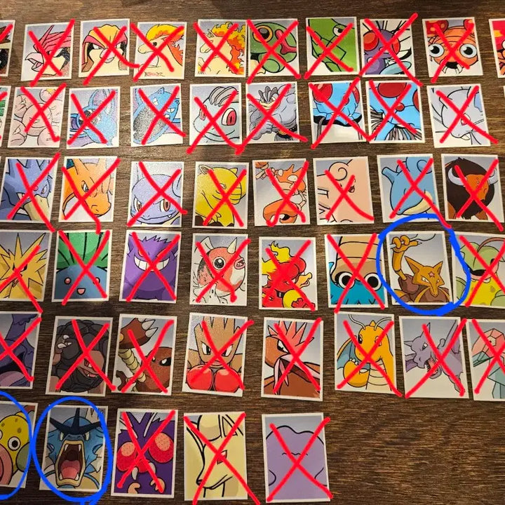 [BUNJANG] Pokemon Proof Photo Stickers Series 3 - Various Pokemon / 포켓몬 증명사진 스티커 3탄 갸라도스 푸크린 두트리오 윤겔라 우츠동