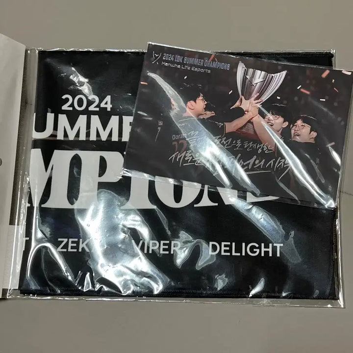 [BUNJANG] Hanhwa Life Summer Championship Commemorative Towel &amp; Postcard Set / 2024 한화생명 서머우승 응원타월&amp;엽서