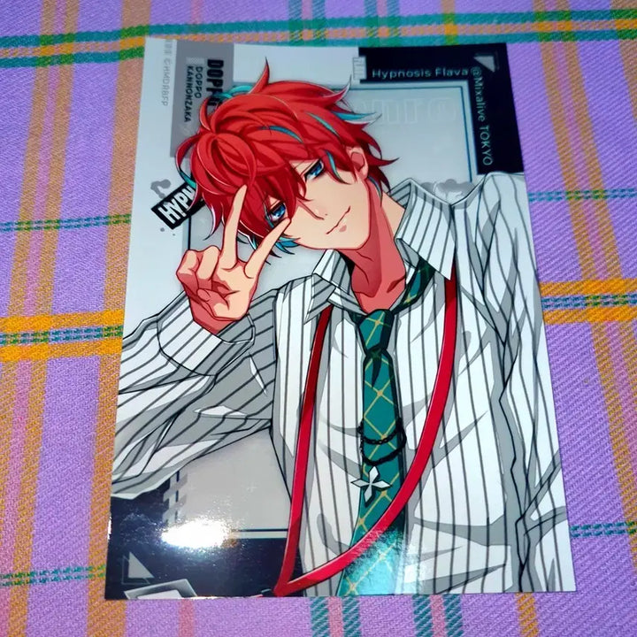 [BUNJANG] Hypnosis Mic Kannonzaka Doppo Flava Postcard / 히프마이(힢마) 칸논자카 돗포 플라바 엽서