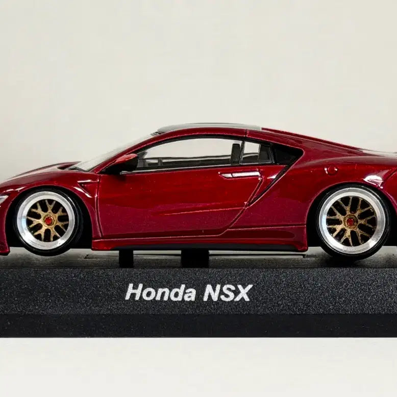 [BUNJANG] Kyosho 1/64 Honda NSX Metallic Red Custom Wheels Diecast Model / [1/64] 혼다 NSX 휠 커스텀