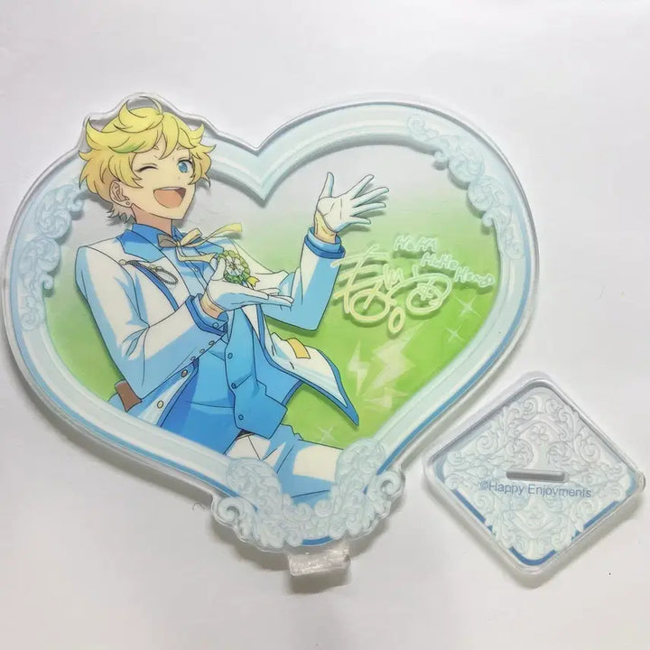 [BUNJANG] Ensemble Stars! Haruka &amp; Sora "White Formal" 3rd Anniversary Heart Acrylic Stand / 앙스타 하루카와 소라 중스타 백정장 서약 3주년 하트 아크릴 하루카와소라 스위치