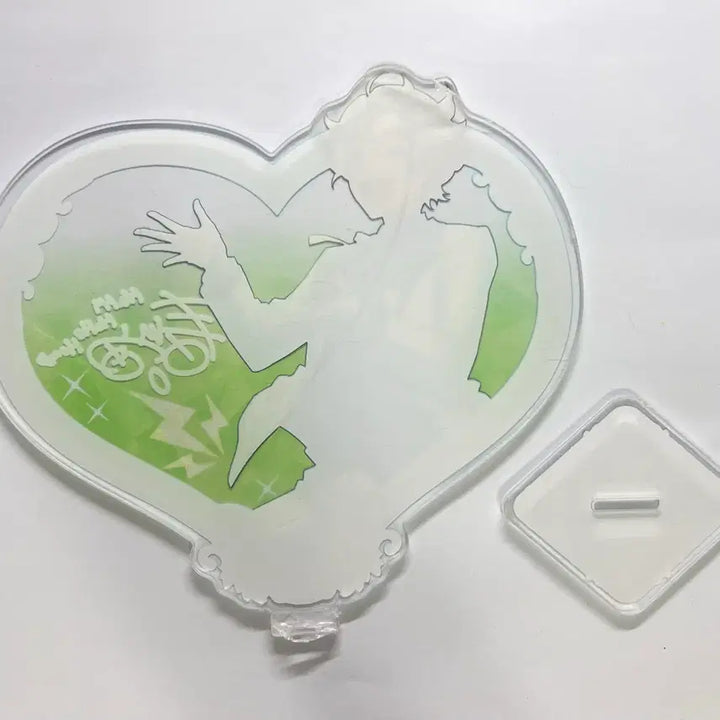 [BUNJANG] Ensemble Stars! Haruka &amp; Sora "White Formal" 3rd Anniversary Heart Acrylic Stand / 앙스타 하루카와 소라 중스타 백정장 서약 3주년 하트 아크릴 하루카와소라 스위치