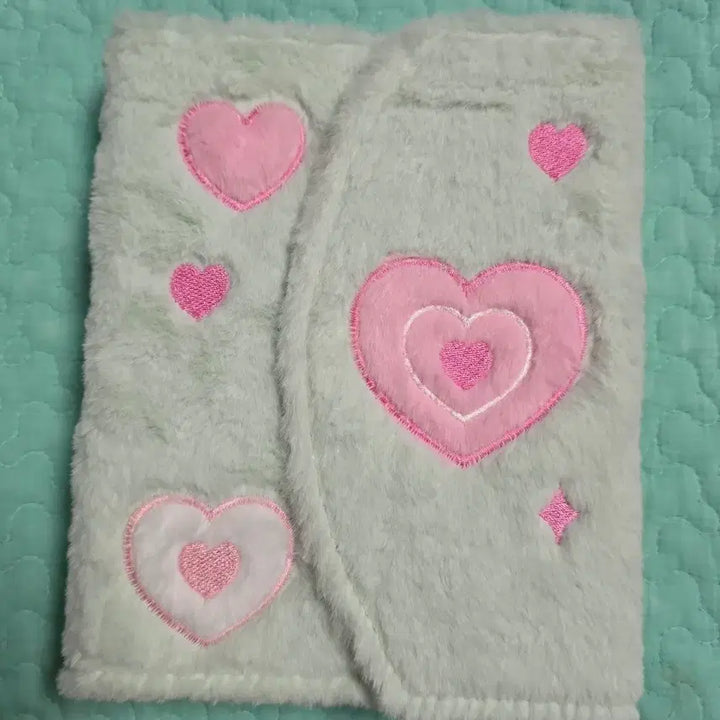 [BUNJANG] 6-Ring Diary Binder with Heart Pattern / 6공 다이어리 바인더