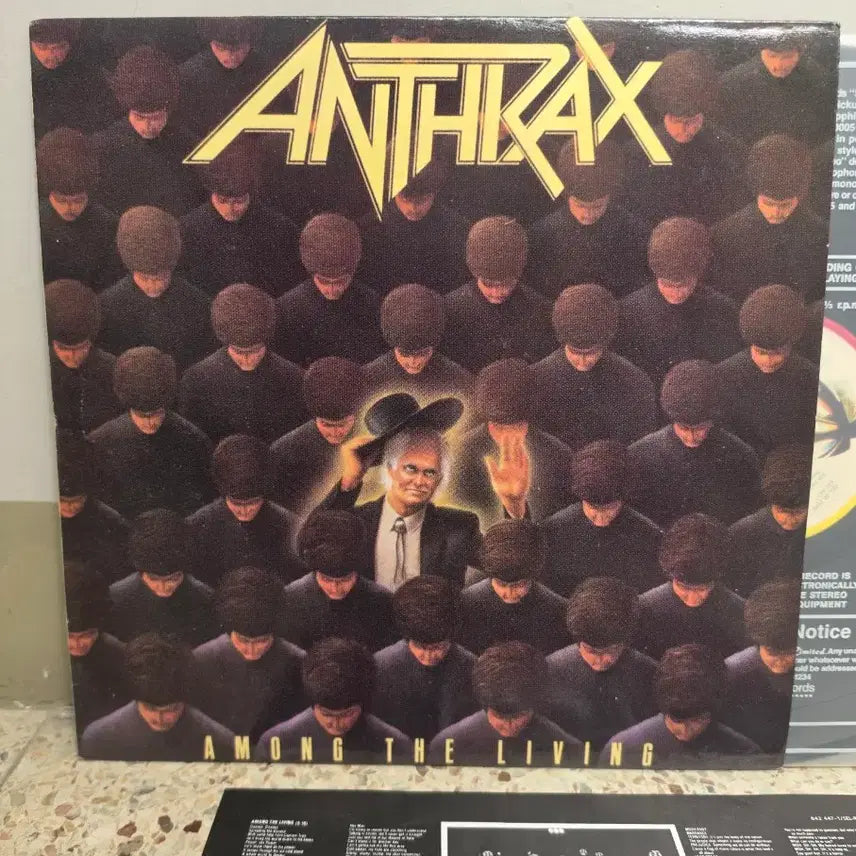[BUNJANG] Anthrax Among the Living LP / 앤스렉스 3집 Among the Living LP