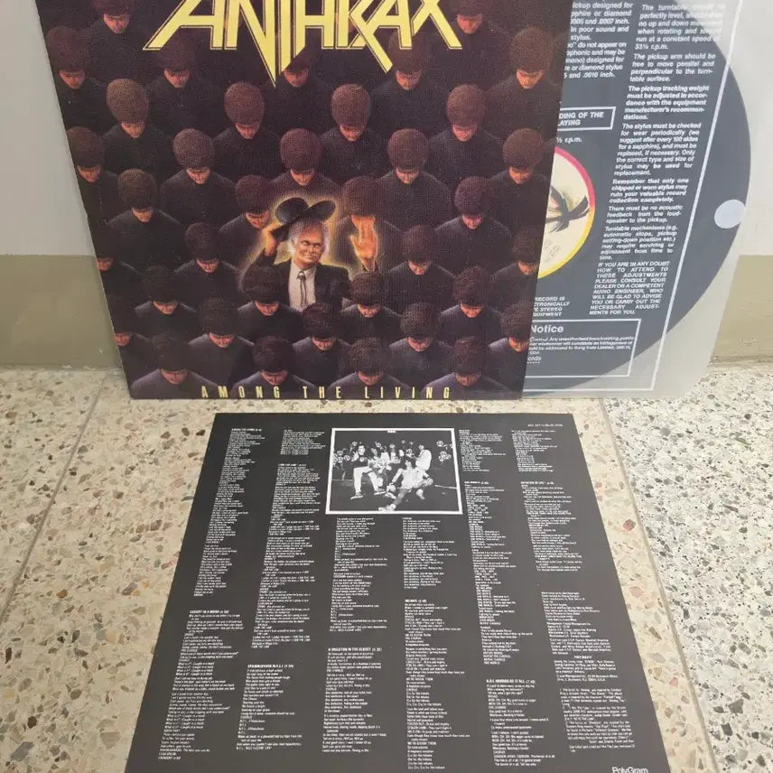 [BUNJANG] Anthrax Among the Living LP / 앤스렉스 3집 Among the Living LP