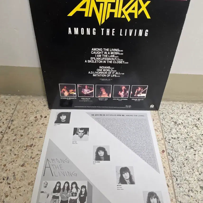 [BUNJANG] Anthrax Among the Living LP / 앤스렉스 3집 Among the Living LP