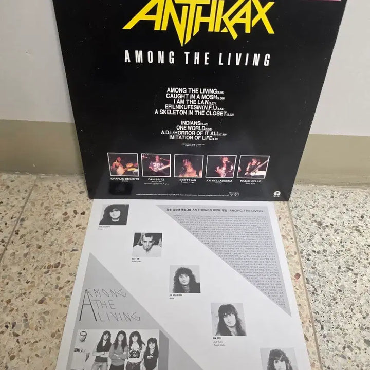 [BUNJANG] Anthrax Among the Living LP / 앤스렉스 3집 Among the Living LP