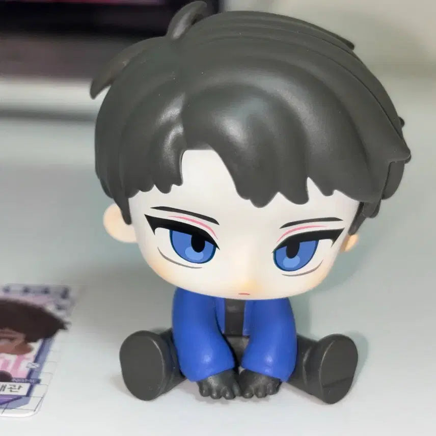 [BUNJANG] Kwedamcheung (Ghost Story Commute) Ryoo Jaegwan Sitting Figure / 괴담출근 모두 앉아 피규어 류재관 괴출