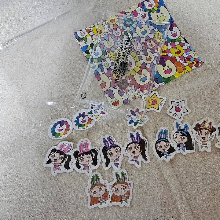 [BUNJANG] NewJeans Murakami PVC Sticker Pack / 뉴진스 무라카미 pvc 스티커 팩