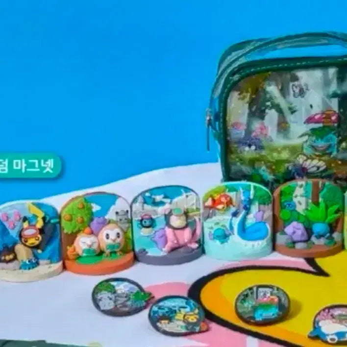[BUNJANG] Pokemon Jeju Edition Magnet Bundle Set (3ea, Sealed) / 포켓몬 제주 에디션 마그넷 미개봉 3개 일괄