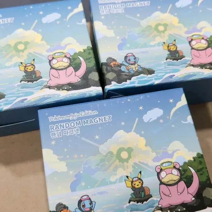 [BUNJANG] Pokemon Jeju Edition Magnet Bundle Set (3ea, Sealed) / 포켓몬 제주 에디션 마그넷 미개봉 3개 일괄