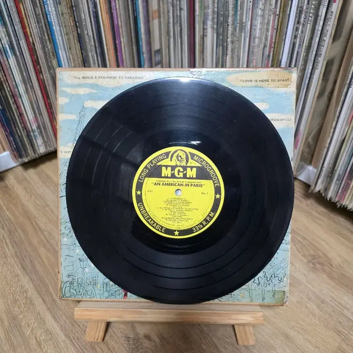 [BUNJANG] MGM An American in Paris 10-inch LP (1951 Soundtrack) / MGM American In Paris LP 10인치, 파리의 아메리카인, 골동품, lp