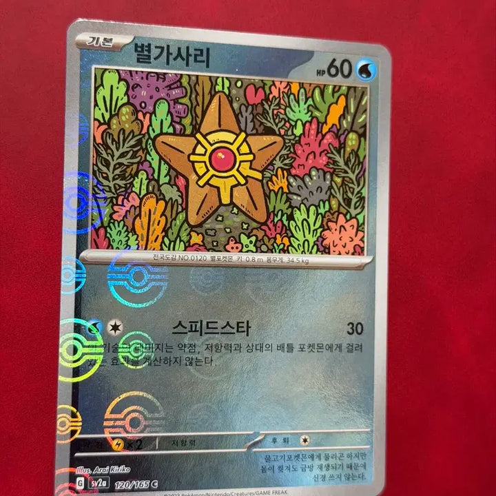 [BUNJANG] Pokemon Card 151 Staryu Monster Ball Holo / 귀여운 포켓몬카드 151 별가사리 몬스터볼(몬볼) 홀로