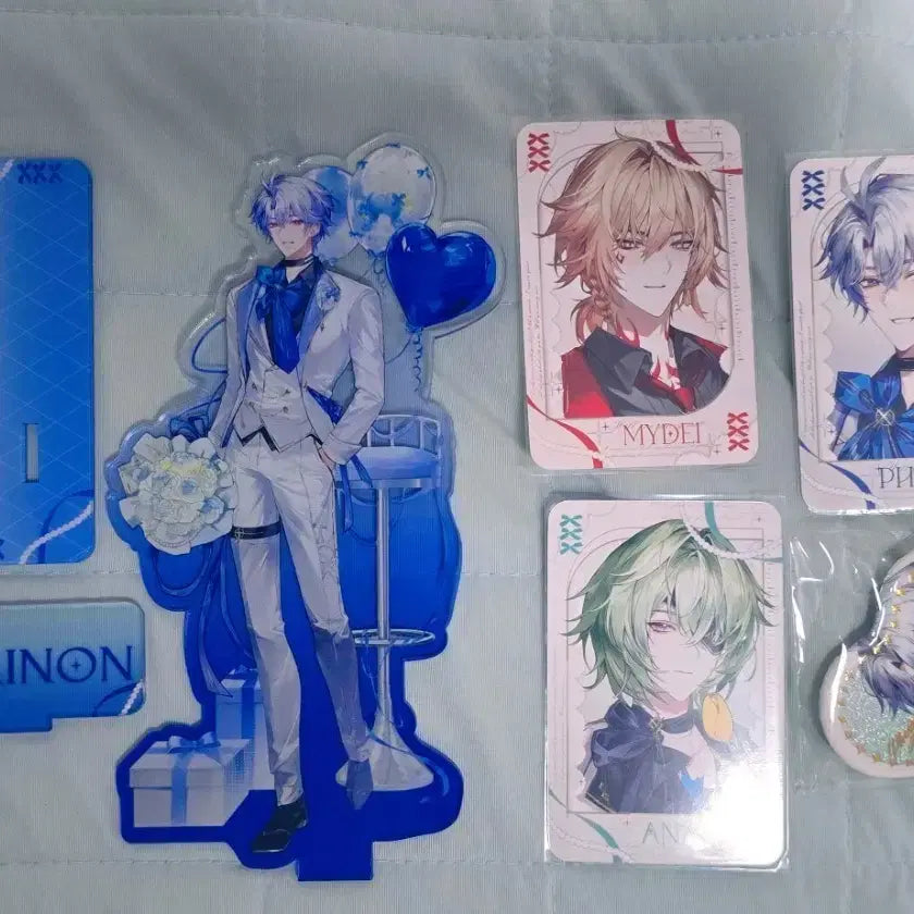 [BUNJANG] Honkai Star Rail Himeko White Day Wedding Acrylic Stand, Photocard, and Badge Bundle Set / 붕괴 스타레일 파이논 화이트데이 웨딩 아크릴 포카 뱃지 일괄