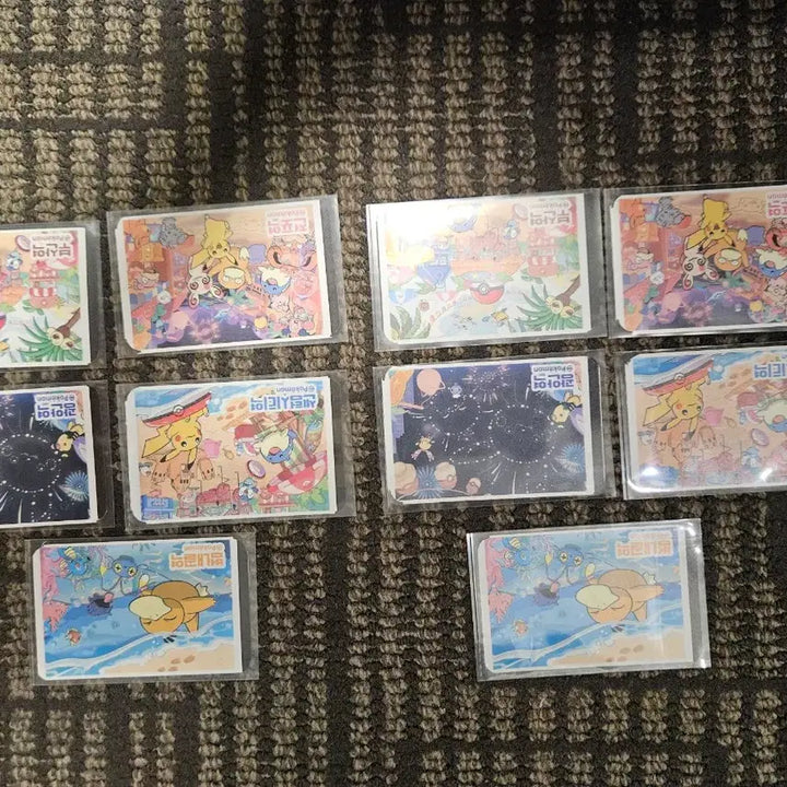 [BUNJANG] Busan Pokemon Paper QR Ticket Stamp Relay Ticket Holder Set / 부산 포켓몬 종이 QR 승차권 티켓 스탬프 릴레이 승차권 홀더 세트(클리어파일X)