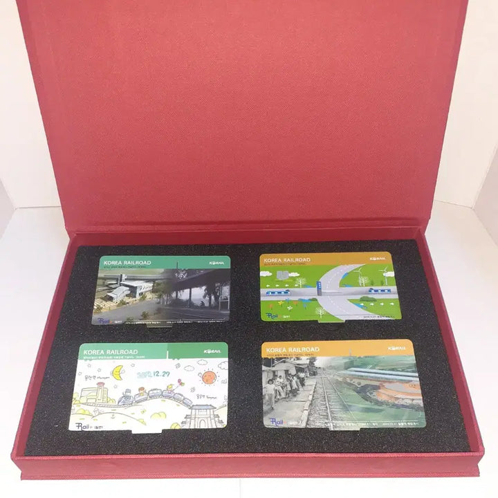 [BUNJANG] Gyeongui-Jungang Line Station Opening Commemorative Railplus Transit Card 4-Type Set (Limited Edition of 130) / 경의중앙선, 달월역, 강매역, 원흥역 개통기념 130세트 한정판 레일플러스 교통카드 4종 세트 팝니다