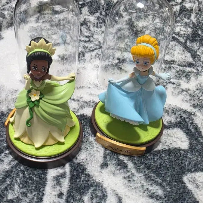 [BUNJANG] Pop Mart Disney Princesses Cinderella &amp; Tiana Figure Set Bundle / 팝마트 정품 디즈니 프린세스 피규어 신데렐라 티아나 인형 세트 일괄