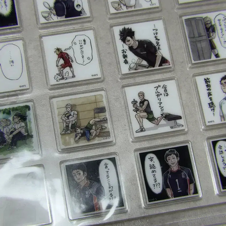 [BUNJANG] Haikyu!! Giga Jump 2022 Acrylic Tile Set &amp; Kita/Kanoka Acrylic Stand / 미개봉) 하이큐 기가점프 2022 응모 아크릴 타일 세트 &amp; 키타 카노카 아크릴