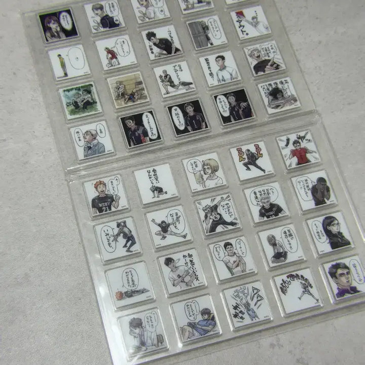 [BUNJANG] Haikyu!! Giga Jump 2022 Acrylic Tile Set &amp; Kita/Kanoka Acrylic Stand / 미개봉) 하이큐 기가점프 2022 응모 아크릴 타일 세트 &amp; 키타 카노카 아크릴