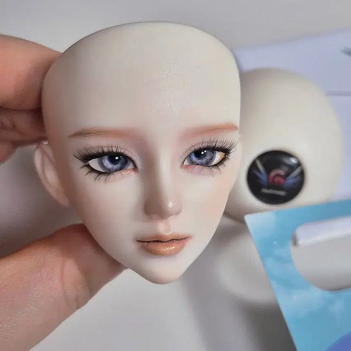 [BUNJANG] Hwayu Doll MSD Size Head Mia Baek Skin / 풀박스 MSD 헤드 구관 구체관절인형 머리