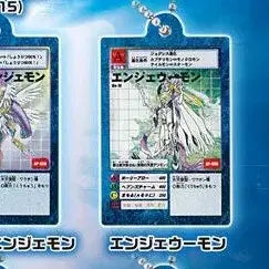 [BUNJANG] Digimon Acrylic Card Angelmon Keychain / 디지몬 가챠 아크릴 카드 엔젤우몬 키링