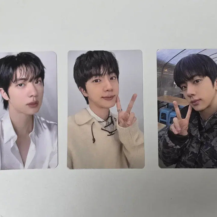 [BUNJANG] BTS Jin Arirang Goyang Concert Armazon Album POB Bundle Set / BTS 아리랑 석진 포카 고양콘 아미존 앨범 특전 3장 일괄