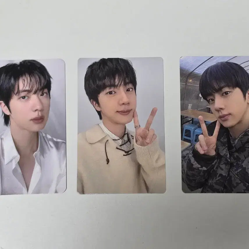 [BUNJANG] BTS Jin Arirang Goyang Concert Armazon Album POB Bundle Set / BTS 아리랑 석진 포카 고양콘 아미존 앨범 특전 3장 일괄