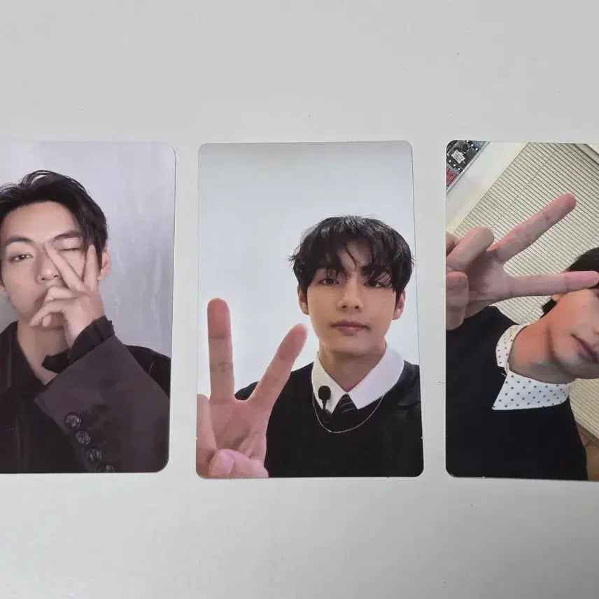 [BUNJANG] BTS Taehyung V Arirang Lucky Draw Photocard Bundle Set (3 pcs) / BTS 아리랑 태형 뷔 포카 고양콘 아미존 앨범 특전 3장 일괄