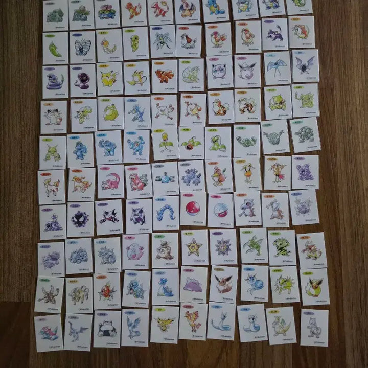 [BUNJANG] Pokemon 30th Anniversary Art Seal &amp; Generation 1-2 Dibujos (275 Types) Bundle Set / 포켓몬 30주년 아트씰 과 1,2세대 275종외 각종  띠부씰 일괄판매합니다