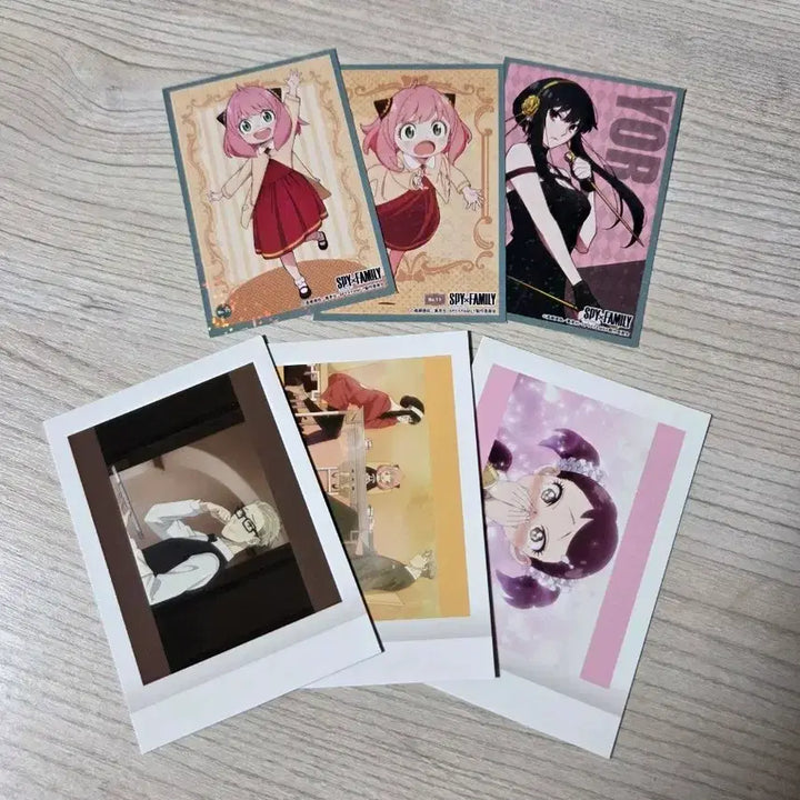 [BUNJANG] SPY x FAMILY Card Sticker Set Bundle / (나눔) 스파이 패밀리 스파패 카드 스티커 파샤 6장 일괄