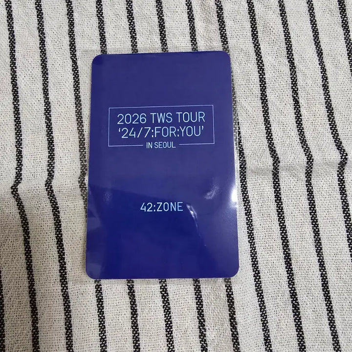 [BUNJANG] TWS 2026 Tour in Seoul Photocard Kyungmin / 2026 TWS 투어 인 서울 42존 포카 경민