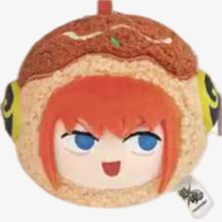 [BUNJANG] Gintama Kagura Takoyaki Plush Keychain (Sealed) / 은혼 카구라 타코야끼 누이 인형 미개봉 키링 판매