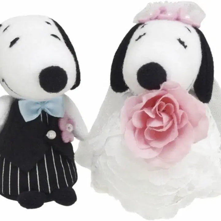 [BUNJANG] Snoopy Wedding Doll Set / 스누피 웨딩 인형 세트