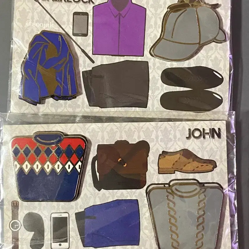[BUNJANG] BBC Sherlock Metal Badge / BBC셜록 금속뱃지
