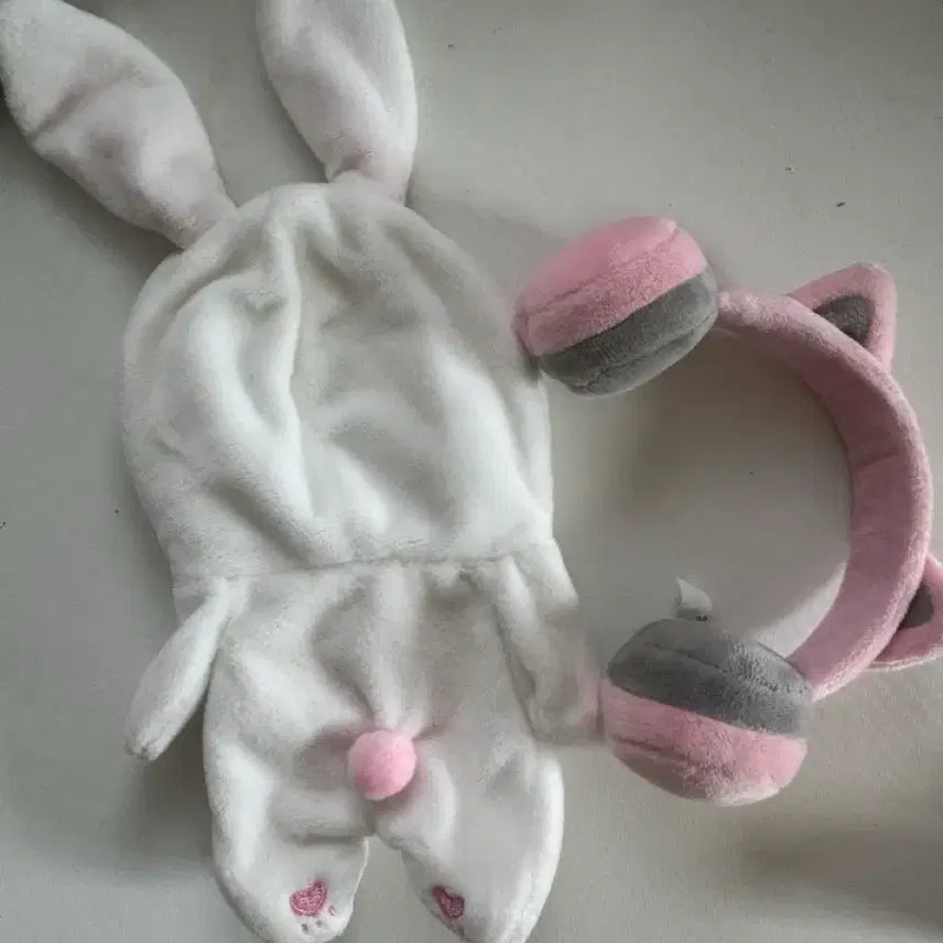 [BUNJANG] 15cm Rabbit Doll Clothes and Headband Set / 인형 옷 (15cm)