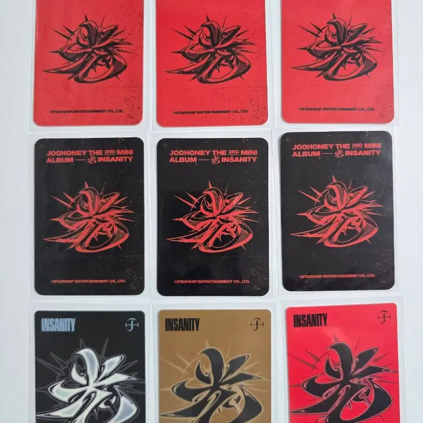 [BUNJANG] Monsta X Joohoney Bundle Set Photocard (6 Special Draw + 3 Album) / 몬스타엑스 주헌 포카 9장 / 스스퀘특전 + 앨범포카 구성