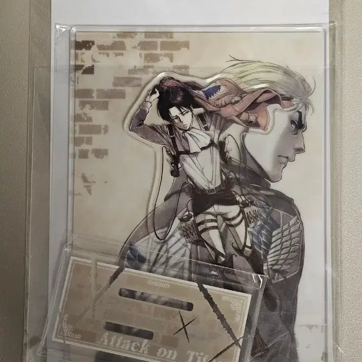 [BUNJANG] Attack on Titan Rivaille &amp; Erwin Acrylic Standee / 진격의거인 아크릴 리바이 엘빈 후회없는선택 에루리
