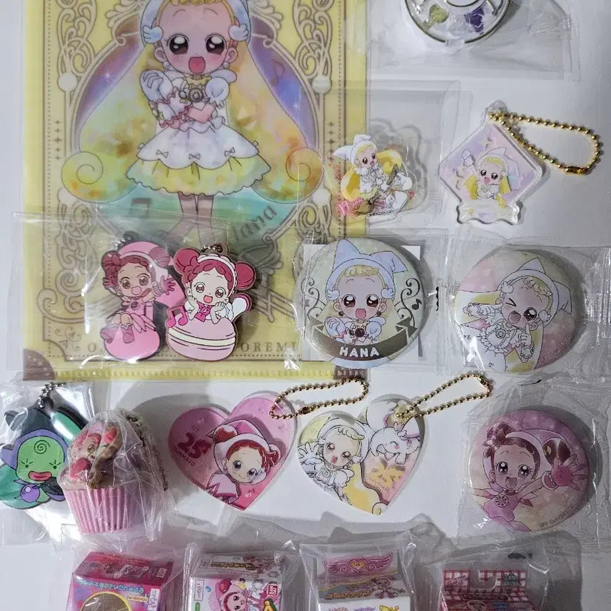 [BUNJANG] Ojamajo Doremi Remi &amp; Hana Merchandise Set / 꼬마마법사레미 레미+하나 굿즈 세트