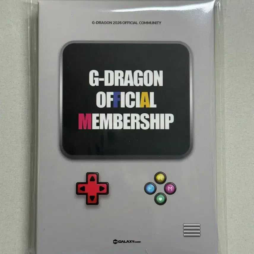 [BUNJANG] G-Dragon 2026 Official Membership Card (Sealed) / (미개봉) 지드래곤 2026 공식 멤버십 카드