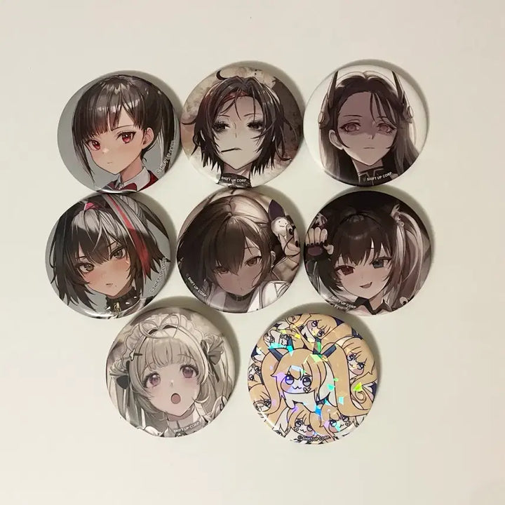 [BUNJANG] Niko Gacha Lottery Bundle Pin and Keychain Set / 니케 굿즈 일괄 뱃지 키링 가챠 쿠지